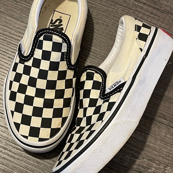 checkered vans size 1